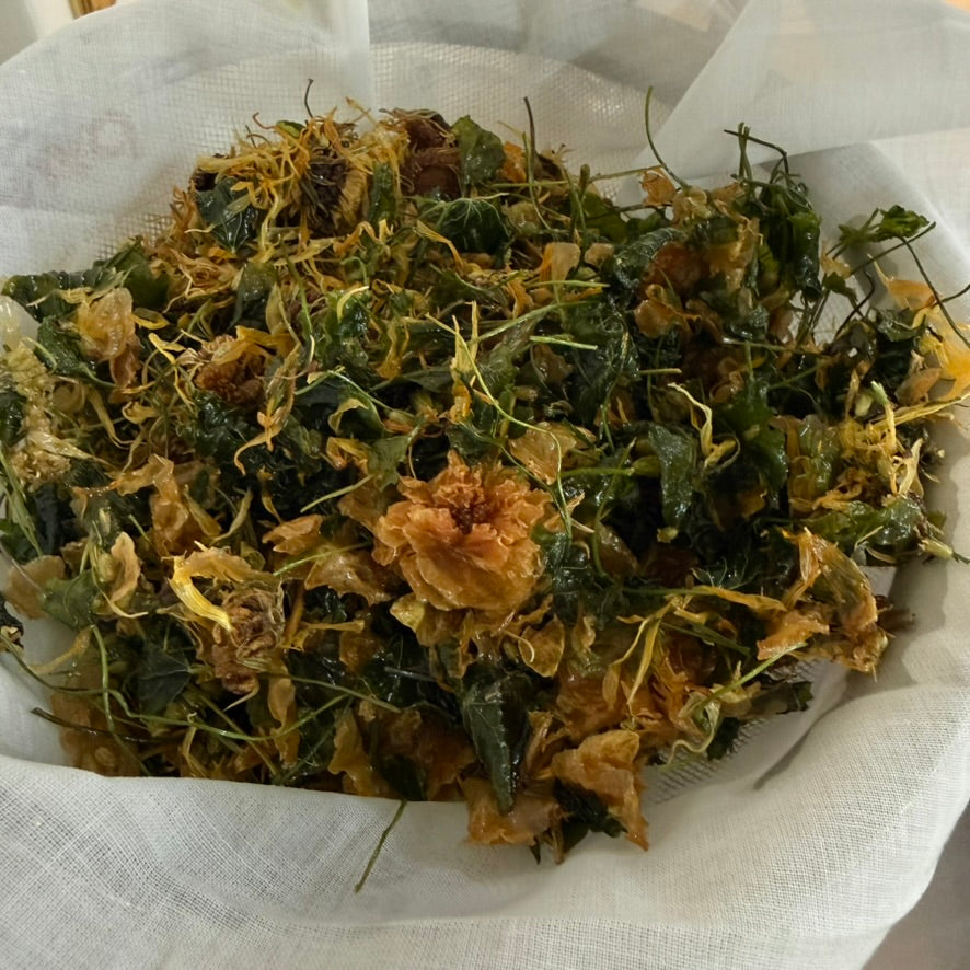 Filtering of Raspberry Tulsi Serum